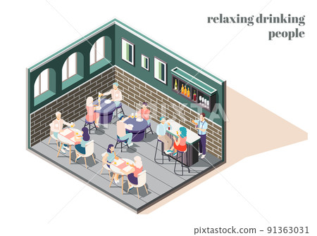Relaxing People Isometric Concept Relaxing People Isometric Concept 91363031