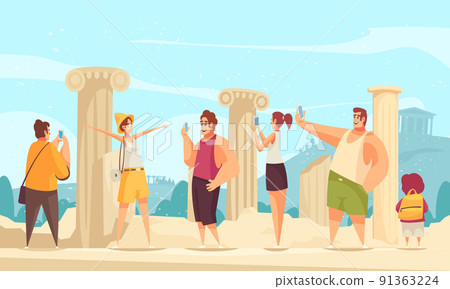 Ancient Ruins Excursion Composition Ancient Ruins Excursion Composition 91363224