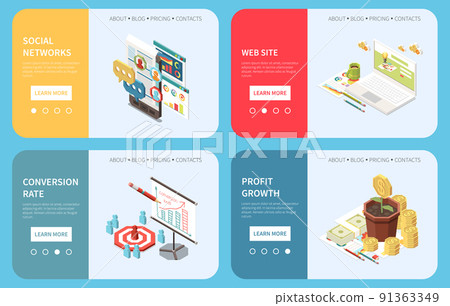 Marketing Strategy Horizontal Banners 91363349