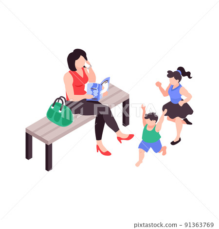 Super Mom Illustration Super Mom Illustration 91363769