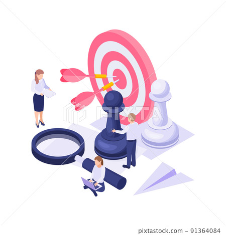 Isometric Business Concept Isometric Business Concept 91364084