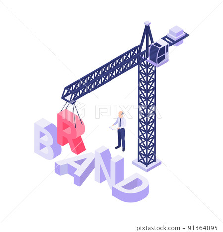 Brand Isometric Concept 91364095