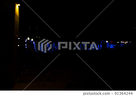 Abstract bokeh light effects on the night Abstract background texture Abstract bokeh light effects on the night Abstract background texture 91364244