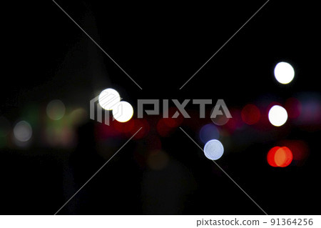 Abstract bokeh light effects on the night Abstract background texture   91364256
