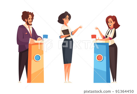 Political Show Talk Composition 91364450