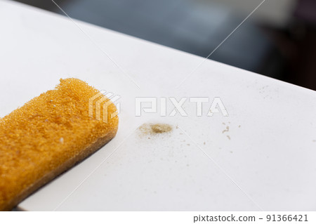 Dirt on the balcony Dirt on the railing Dirt on the balcony Dirt on the railing 91366421