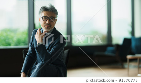 50's manager portrait 50's manager portrait 91370773