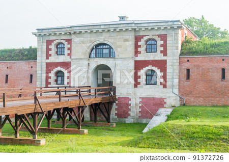 Szczebrzeska Gate of fortifications around old town of Zamosc. 91372726