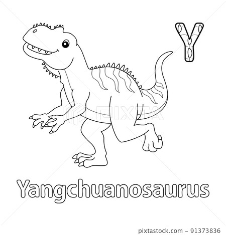 Yangchuanosaurus Alphabet ABC Coloring Page Y Yangchuanosaurus Alphabet ABC Coloring Page Y 91373836