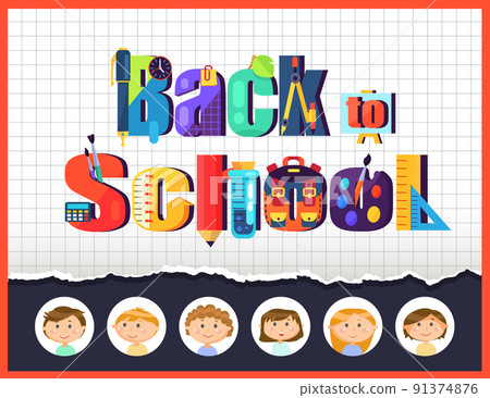 Back to School, Pupils Children and Stationery Back to School, Pupils Children and Stationery 91374876