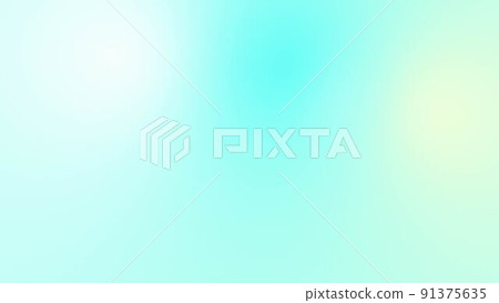 清爽的淺藍色和黃色背景漸變 91375635