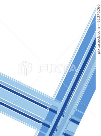 Line crossing diagonal (background material) light blue blue 91376260