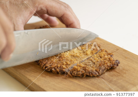 切日式西式牛肉炸豬排 91377397