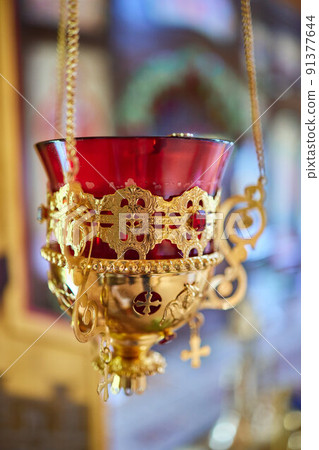 baby christening. Ceremony of a christening in Christian church. baptismal. baby christening. Ceremony of a christening in Christian church. baptismal. 91377644