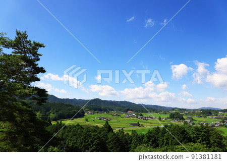 Rural landscape Landscape from Japan's No. 1 Observatory Rural landscape Landscape from Japan's No. 1 Observatory 91381181