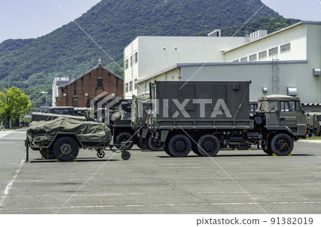 Ground Self-Defense Force Zentsuji station 73 type heavy truck Zentsuji City, Kagawa Prefecture 91382019