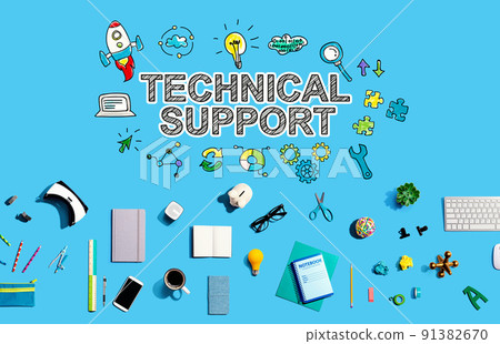 Technical support with electronic gadgets and office supplies 91382670
