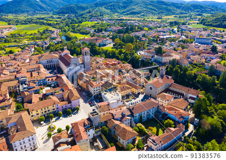 Cividale del Friuli cityscape, Italy Cividale del Friuli cityscape, Italy 91383576