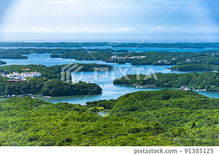 鹿島大橋和英虞灣 91385125