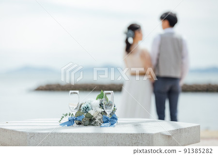 Wedding image of the sea Wedding image of the sea 91385282