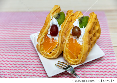 Fruit waffle Fruit waffle 91386017