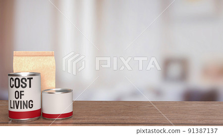 food product for cost of living concept 3d rendering food product for cost of living concept 3d rendering 91387137