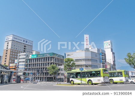 Scenery in front of the station Kofu Station 91390084