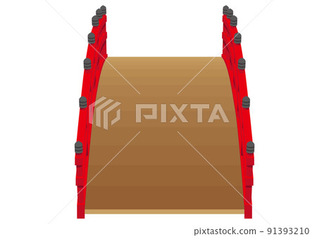 Japanese style bridge Taiko bridge Japanese style bridge Taiko bridge 91393210