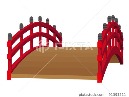 日式橋 太鼓橋 日式橋 太鼓橋 91393211