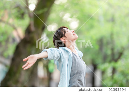 Middle women sportswear stretch 91393394