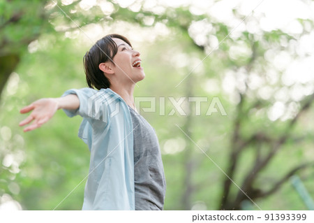 Middle women sportswear stretch Middle women sportswear stretch 91393399