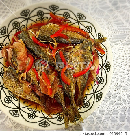 Nanban pickled mackerel Nanban pickled mackerel 91394945
