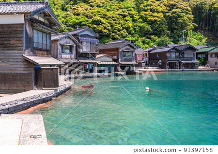 《Kyoto Prefecture》 Ine Funaya ・ Fresh green season in early summer 91397158
