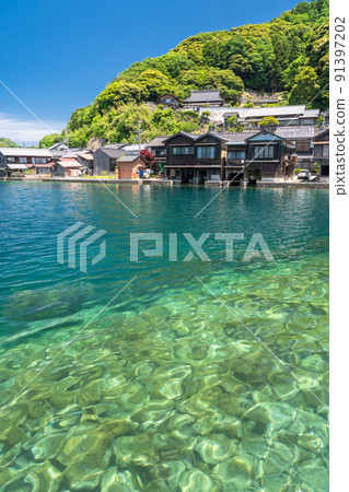 《Kyoto Prefecture》 Ine Funaya ・ Fresh green season in early summer 91397202