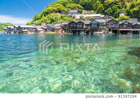 《Kyoto Prefecture》 Ine Funaya ・ Fresh green season in early summer 《Kyoto Prefecture》 Ine Funaya ・ Fresh green season in early summer 91397204