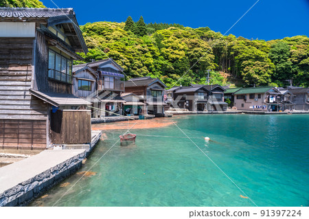 《Kyoto Prefecture》 Ine Funaya ・ Fresh green season in early summer 91397224