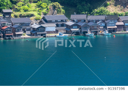 《Kyoto Prefecture》 Ine Funaya ・ Fresh green season in early summer 91397396