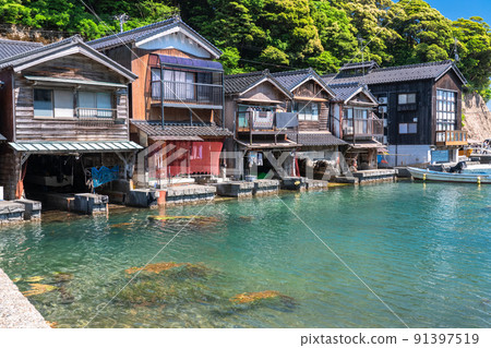 《Kyoto Prefecture》 Ine Funaya ・ Fresh green season in early summer 91397519