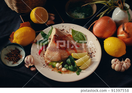 Sngor chruak sach trei or Khmer Lime and Fish Soup (Sgnor Trey) which is one of the traditional and cultural dish in Cambodia Sngor chruak sach trei or Khmer Lime and Fish Soup (Sgnor Trey) which is one of the traditional and cultural dish in Cambodia 91397558