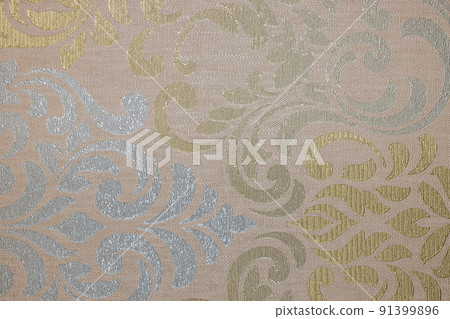 Vintage tapestry background texture with a repeat canvas pattern Vintage tapestry background texture with a repeat canvas pattern 91399896