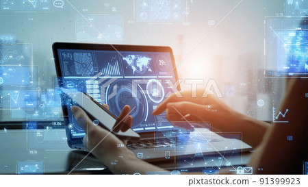 Digital transformation Digital transformation 91399923