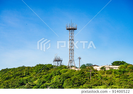(Kanagawa Prefecture) Communication facility at Daikanzan, Hakone Steel tower / antenna 91400522