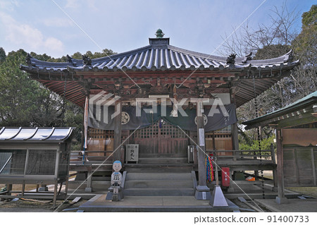 [Enmeiji Temple] (Shikoku Sacred Ground No. 54 Enmeiji Temple) Agata Ko, Imabari City, Ehime Prefecture 91400733