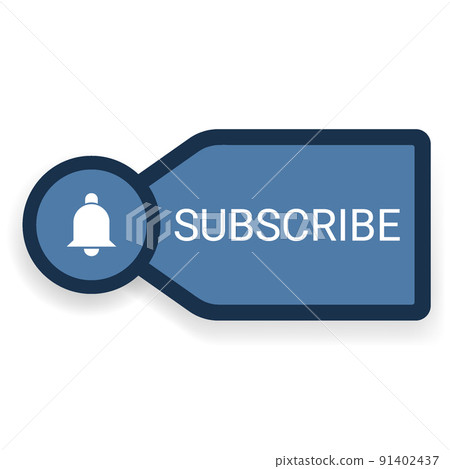 subscribe channel social media button promotion banner flat subscribe channel social media button promotion banner flat 91402437