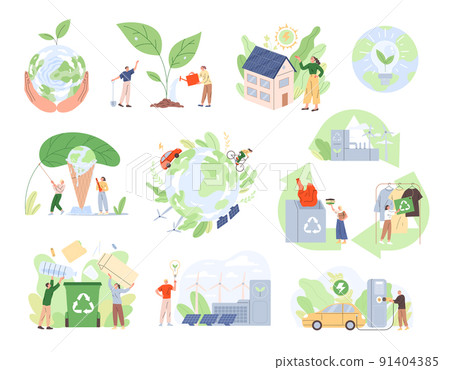 Green energy, saving the planet, caring for the environment 91404385