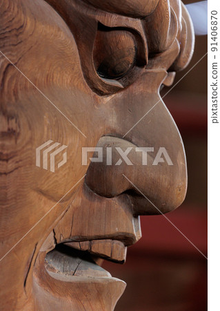 2022 年 5 月 10 日在東大寺大佛殿的佛像 91406870