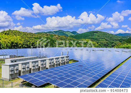 太陽能電池板和變電站設備 91408473