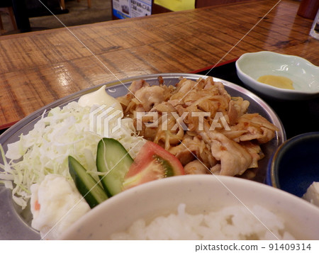 Ginger-grilled set meal, daily set meal, lunch Ginger-grilled set meal, daily set meal, lunch 91409314