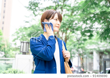 Business business woman handkerchief Business business woman handkerchief 91409890
