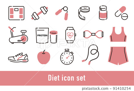 Diet icon 91410254